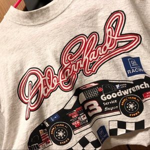 vintage cropped nascar shirt